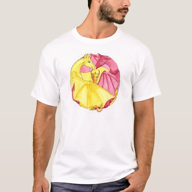 Camiseta La familia del dragón (Anverso)