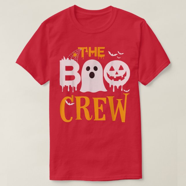 Camiseta La familia del equipo de Boo coincide con el truco (Diseño del anverso)