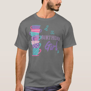 Camiseta La familia del Fiesta del té de la Chica de cumple