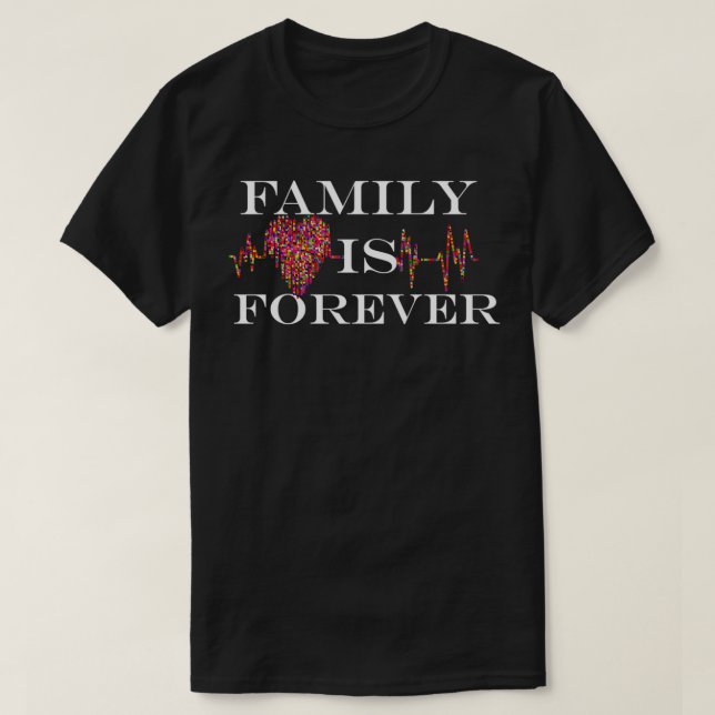 Camiseta La familia es eterna (Diseño del anverso)