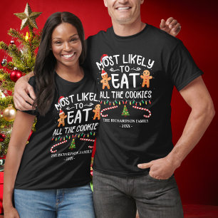 Camiseta La familia es la que más probablemente come a todo