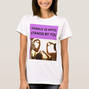 CAMISETA LA FAMILIA ES QUIEN TE APOYA ❤️