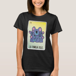 Camiseta La Familia Feliz México: Cartas de Bingo
