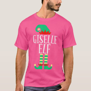 Camiseta La familia Giselle Elf iguala a los Navidades Paja