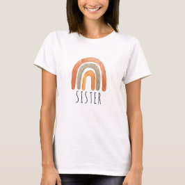 Camiseta La familia hermano Boho Rainbow