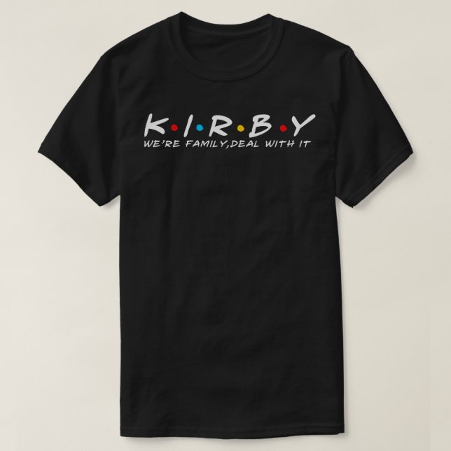 Camiseta La familia Kirby Apellido Kirby (Diseño del anverso)