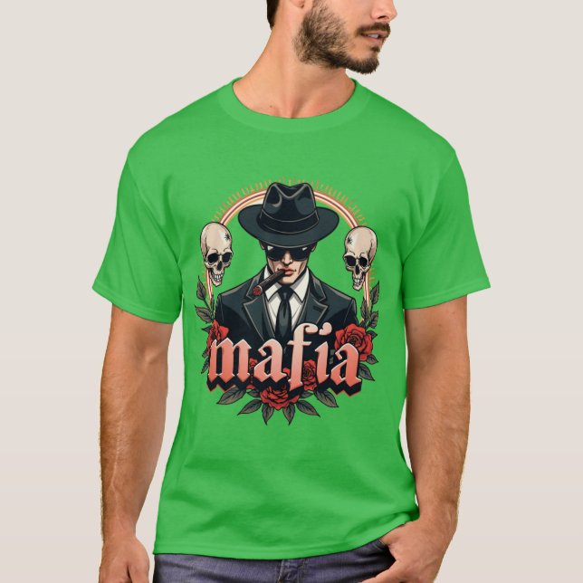 Camiseta La familia Latina la esencia del desig de la mafia (Anverso)
