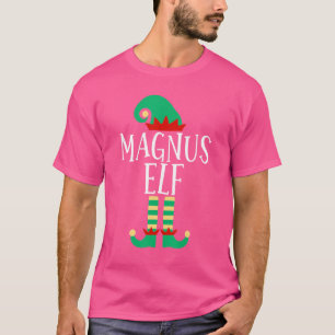 Camiseta La familia Magnus Elf que coteja a Navidades Pajam