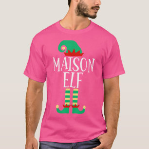 Camiseta La familia maison Elf iguala a Navidades pijamas