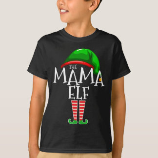Camiseta La familia Mama Elf Matando Navidades Regalo Abuel