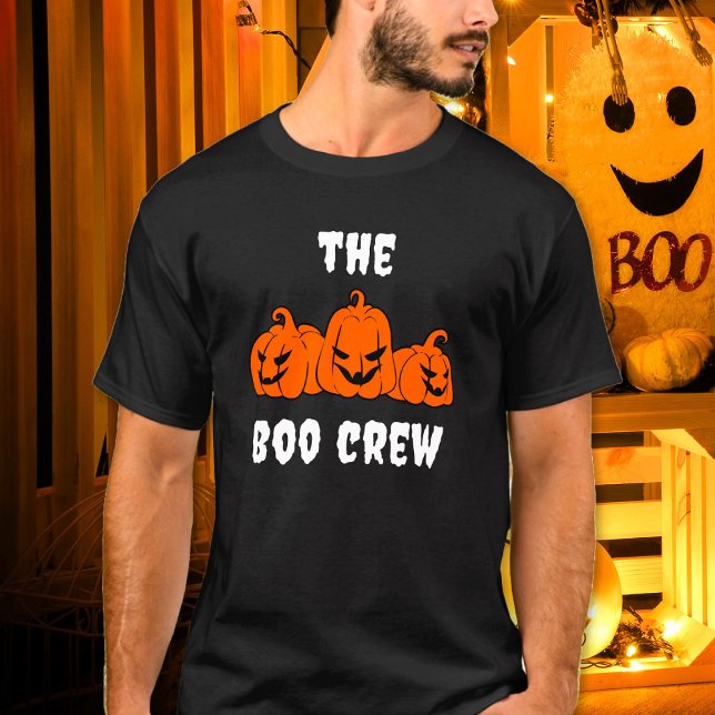 Camiseta La familia moderna de Boo Crew en Halloween (Subido por el creador)
