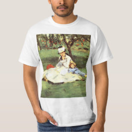 Camiseta La familia Monet en su jardín Edouard Manet