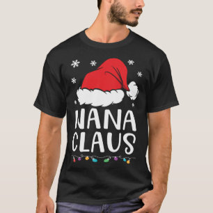 Camiseta La familia Nana Claus coincide con Nana Claus Paja