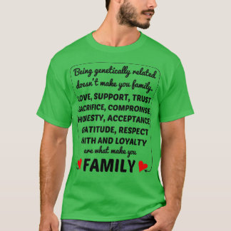 Camiseta La familia no es sangre