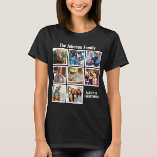 Camiseta La familia personalizada es todo Collage de fotos