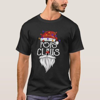 Camiseta La Familia Pops Claus Pajama Coincide Con La Navid