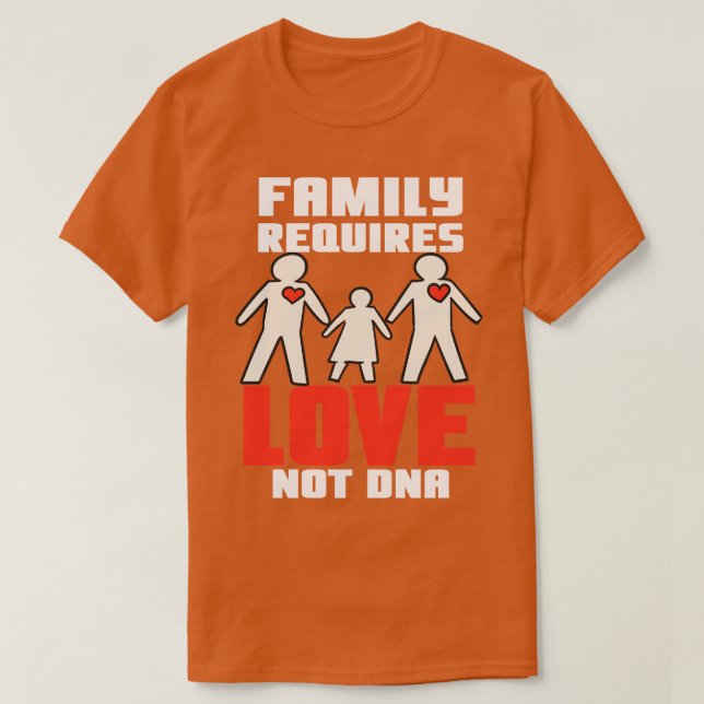 Camiseta La familia requiere amor (Diseño del anverso)