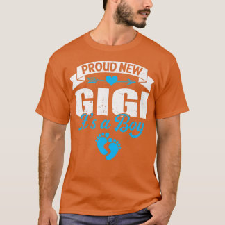 Camiseta La familia retro se enorgullece de ser nueva Gigi 