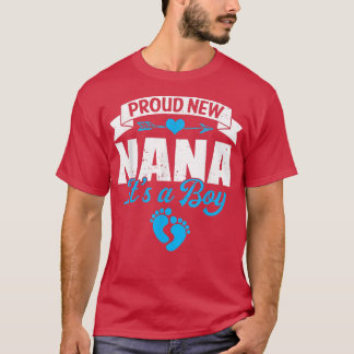 Camiseta La familia retro se enorgullece de ser nueva Nana