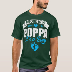 Camiseta La familia retro se enorgullece del nuevo poppa y 