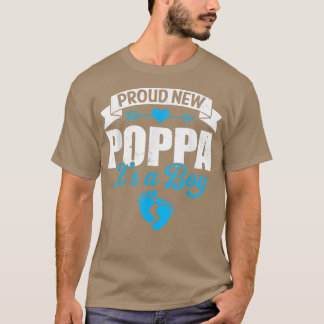 Camiseta La familia retro se enorgullece del nuevo poppa y 