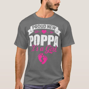 Camiseta La familia retro se enorgullece del nuevo poppa y