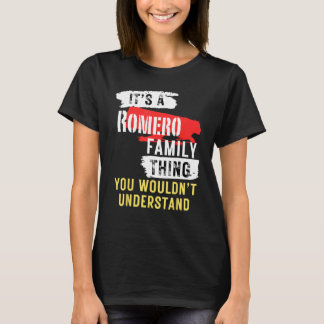 Camiseta La familia Romero lo hace divertido para hombres y