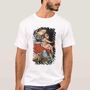 Camiseta La familia santa alrededor de un fuego, c.1532-33