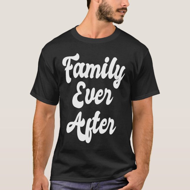 Camiseta La familia siempre después del mes de adopción Ado (Anverso)