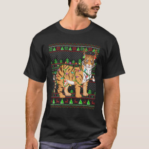 Camiseta La familia Tiger Lover coincide con los Navidades