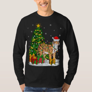 Camiseta La familia Tiger Lover Xmas coincide con el tigre 