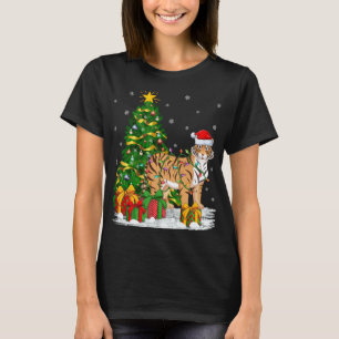 Camiseta La familia Tiger Lover Xmas coincide con el tigre