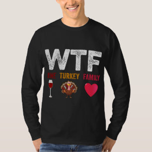 Camiseta La Familia Wine Turkey Divertidos Navidades De Sué