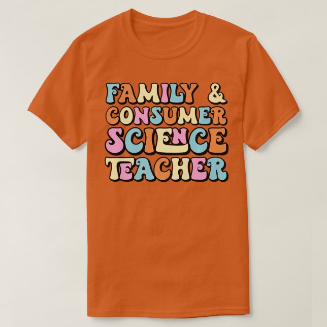 Camiseta La familia y el consumidor enfrentan al profesor d (Diseño del anverso)
