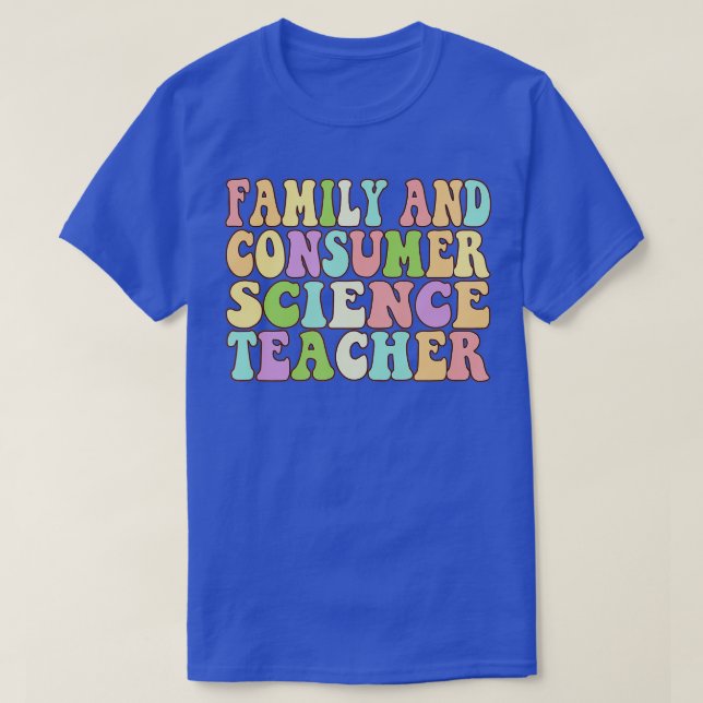 Camiseta La familia y el consumidor enfrentan al profesor d (Diseño del anverso)