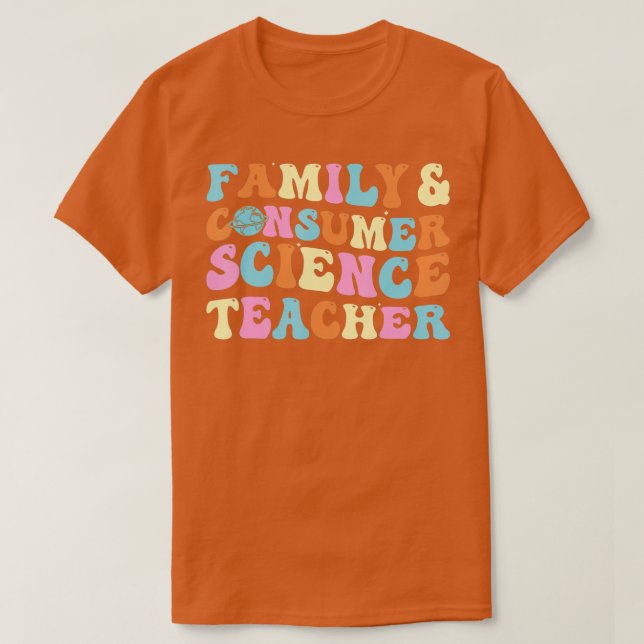 Camiseta La familia y el consumidor enfrentan al profesor d (Diseño del anverso)