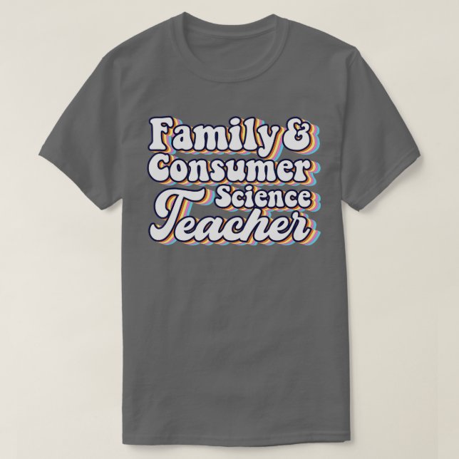Camiseta La familia y el consumidor enfrentan al profesor d (Diseño del anverso)