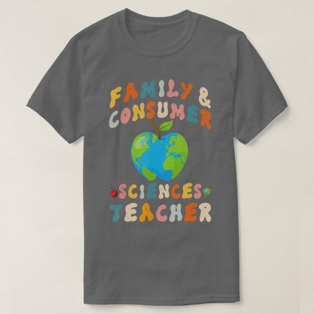 Camiseta La familia y el consumidor enfrentan al profesor d (Diseño del anverso)