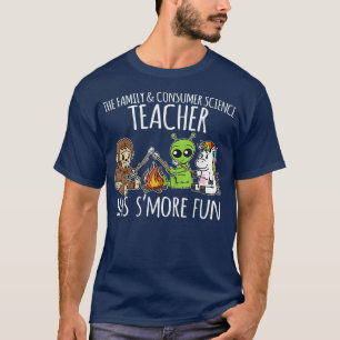 Camiseta La Familia Y El Profesor De Ciencias Del Consumido