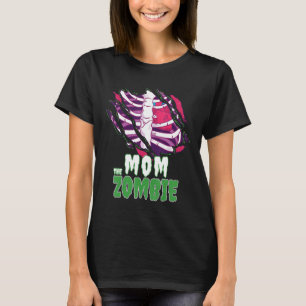 Camiseta La familia Zombie Funny de Mamá Halloween Partido