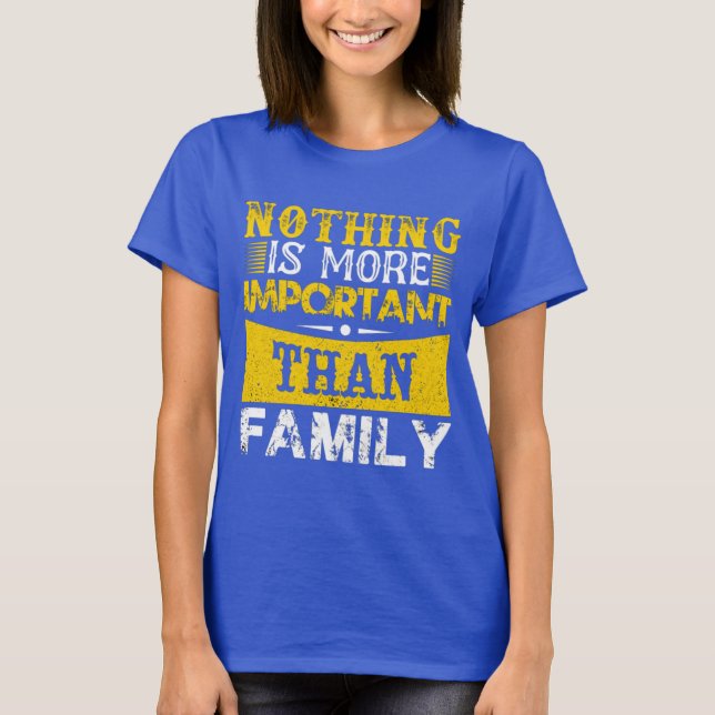 Camiseta La famille est très importante (Anverso)