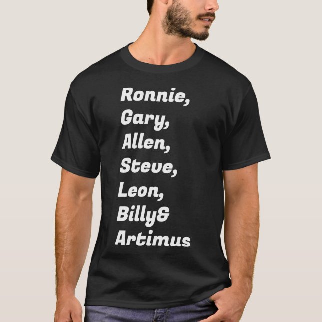 Camiseta La famosa banda de rock Classic T-Shirt (Anverso)