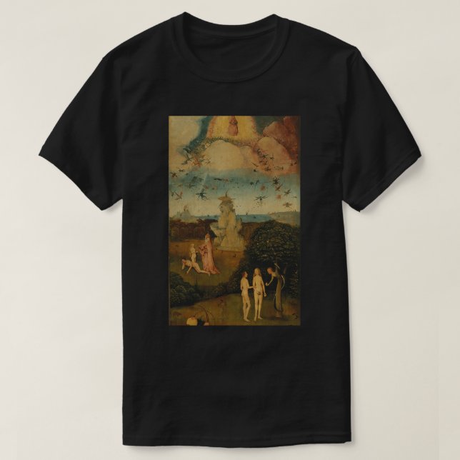 Camiseta La Famosa Pintura De Haywain Triptych De Bosch (Diseño del anverso)