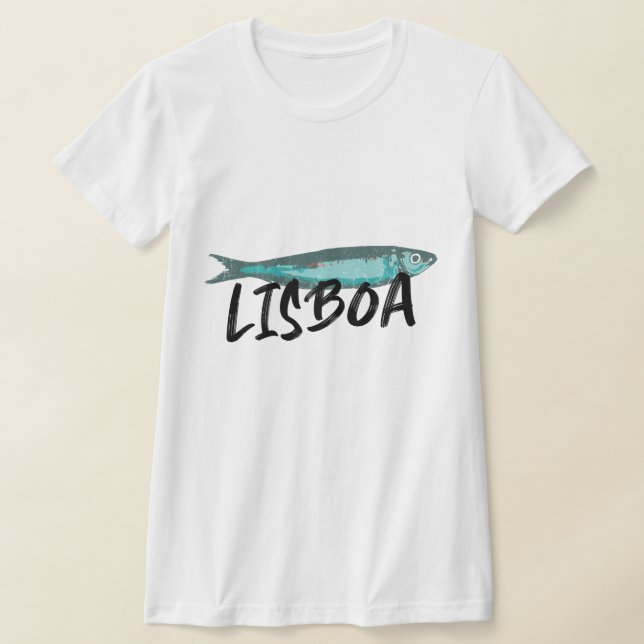 Camiseta La famosa sardina del Festival de Lisboa (Distribución)