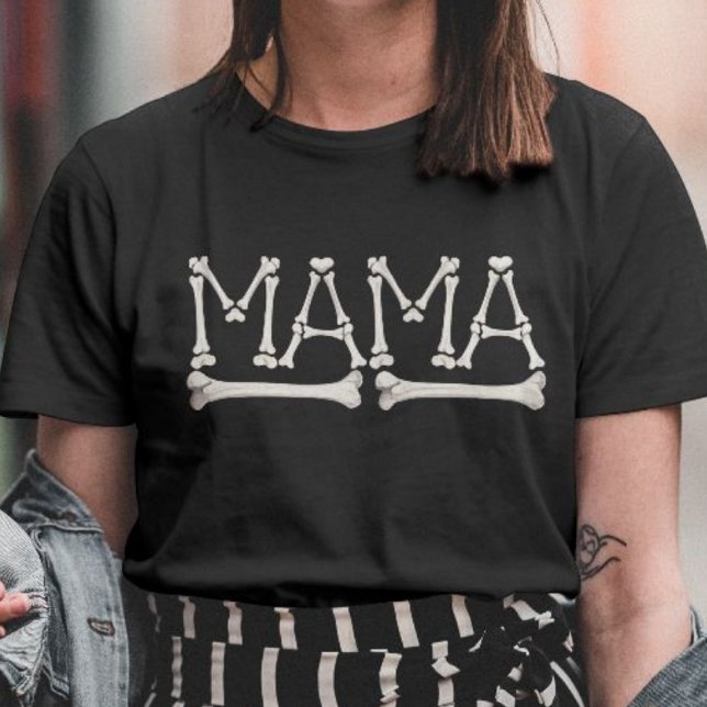 Camiseta La fantasmal Halloween de Mama Bones (Subido por el creador)