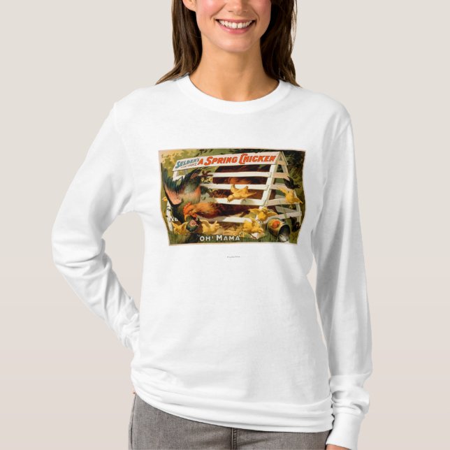 Camiseta La farsa divertida de Selden, un juego 2 del pollo (Anverso)