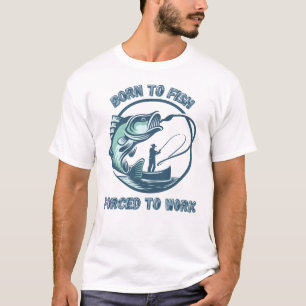 Camiseta La fascinante pescadería "Nacida para pescar, forz