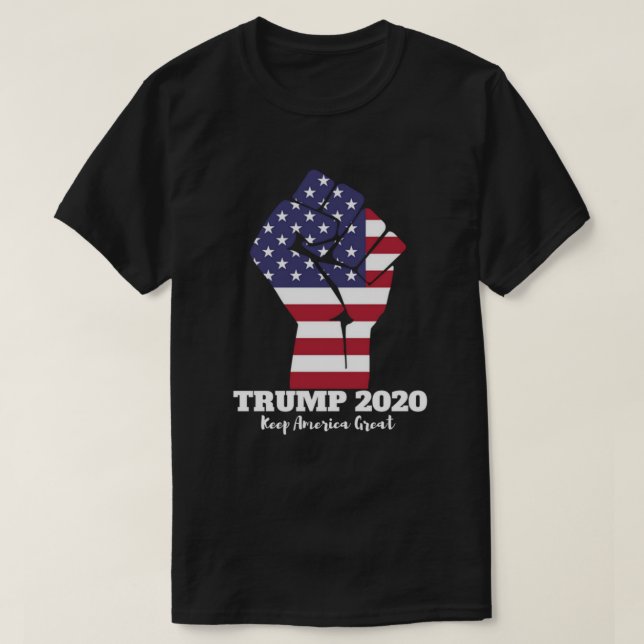 Camiseta La favorable elección 2020 del triunfo - mantenga (Diseño del anverso)