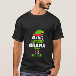 Camiseta La Favorita de Santa Grana Navidad Divertida Vaca