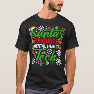Camiseta La favorita Navidad de Santa María en la tecnologí
